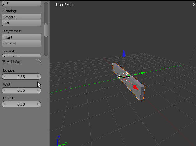 Blender Add-On - Solid Wall