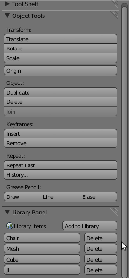 Blender Add-on - Integrated Library Update